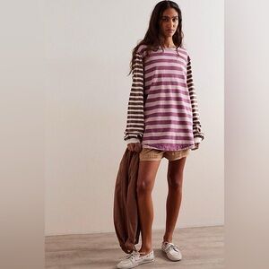 Free People l We the Free Sawyer Stripe Tee l XS